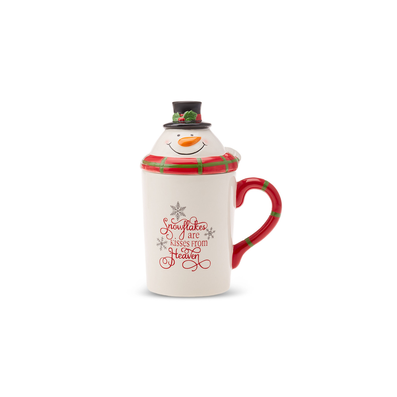 Karaca New Year Snowman Kapakl Kupa Mug Ml Karaca