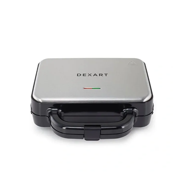 Dexart QuickSnack K-803 siyah waffle ve tost makinesi