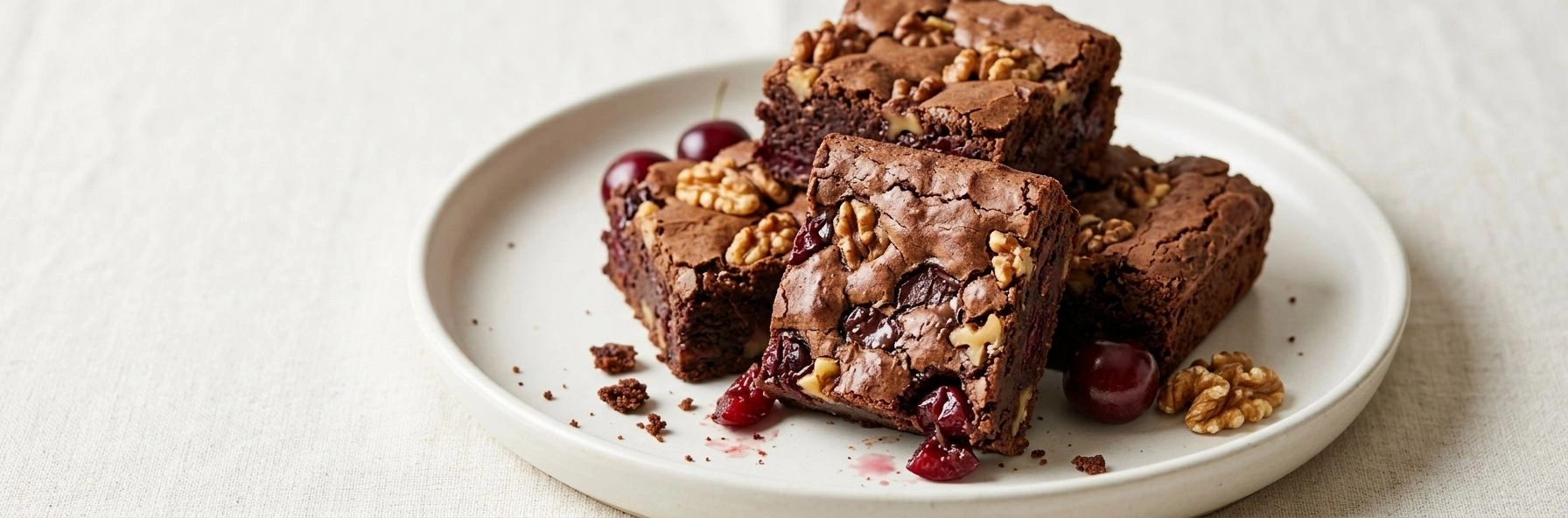 Vişneli Cevizli Brownie Tarifi