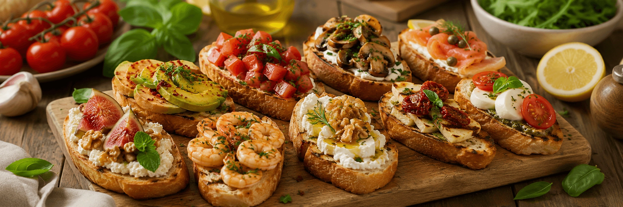 Bruschetta'dan Krostiniye: Kızarmış Ekmekle 9 Pratik Atıştırmalık Tarifi