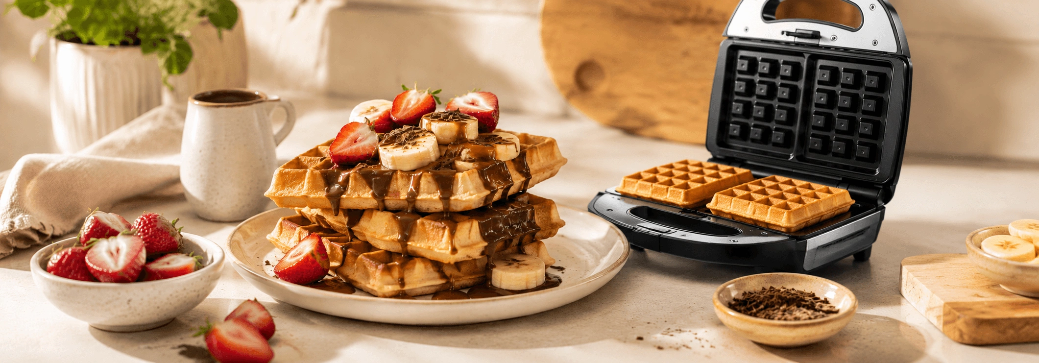 Evde Waffle Nasıl Yapılır? Tost Makinesinde Pratik Waffle Tarifi