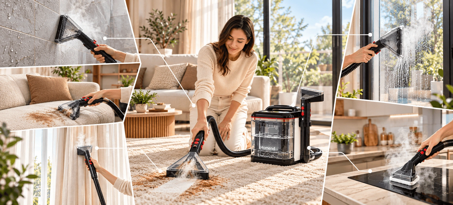 Halıdan Cama Ev Temizliği: Tek Makineyle Neler Yapabilirsiniz?