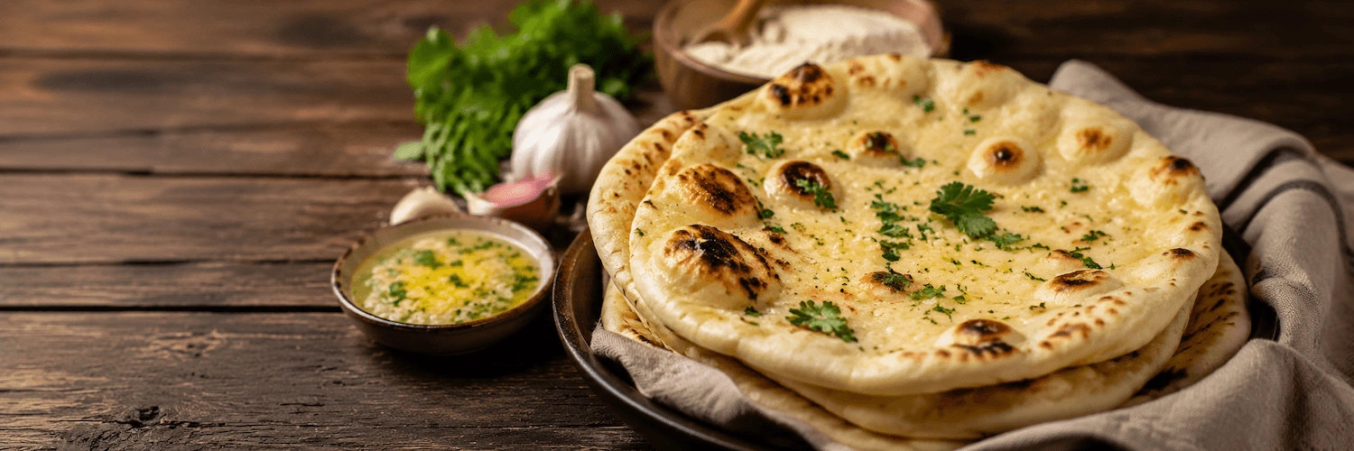 Hint Naan Ekmeği: Fırın Olmadan Evde Yapılır