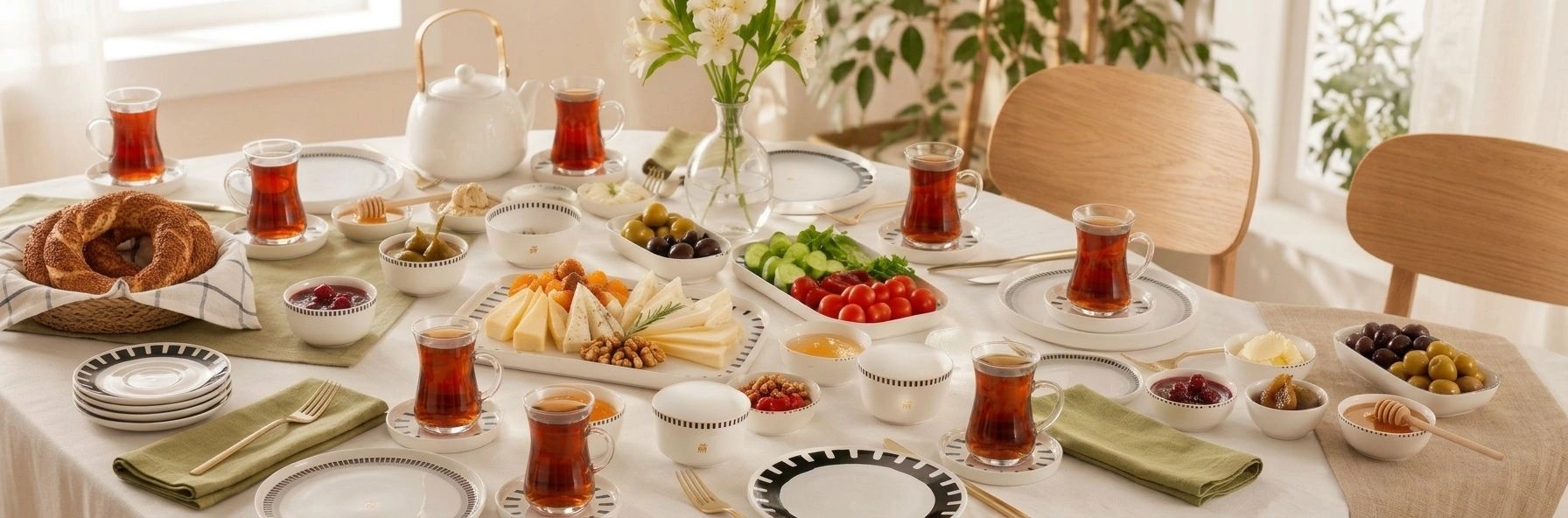 Kalabalık Kahvaltı Sofrası İçin Menüden Sunuma Fikirler