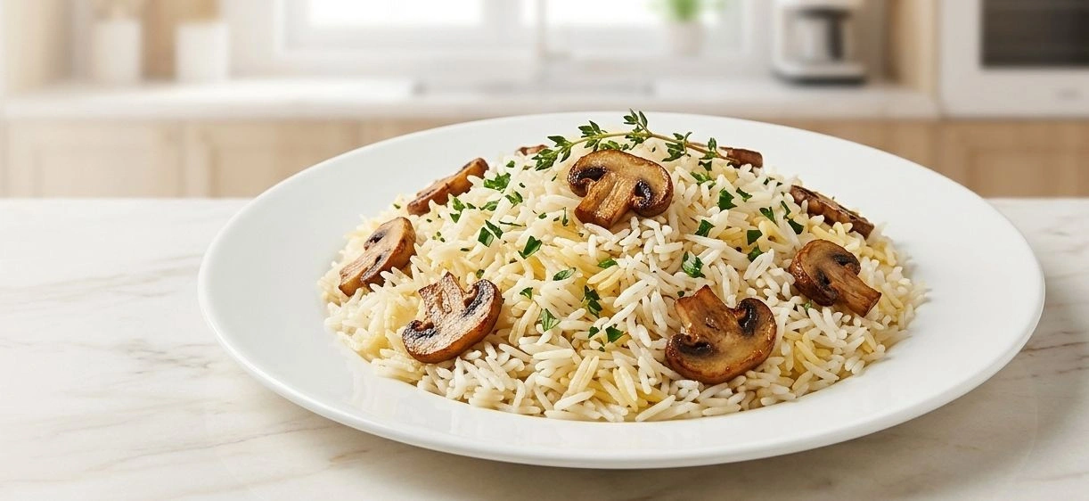 Mantarlı Basmati Pilavı Tarifi