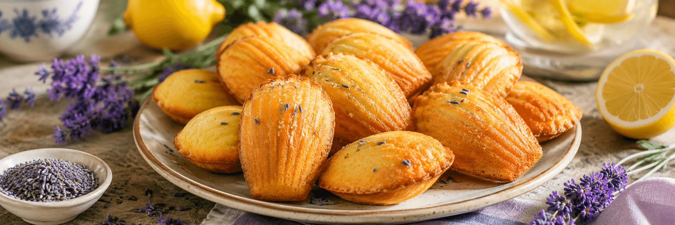 Lavantalı Limonlu Madeleines Tarifi