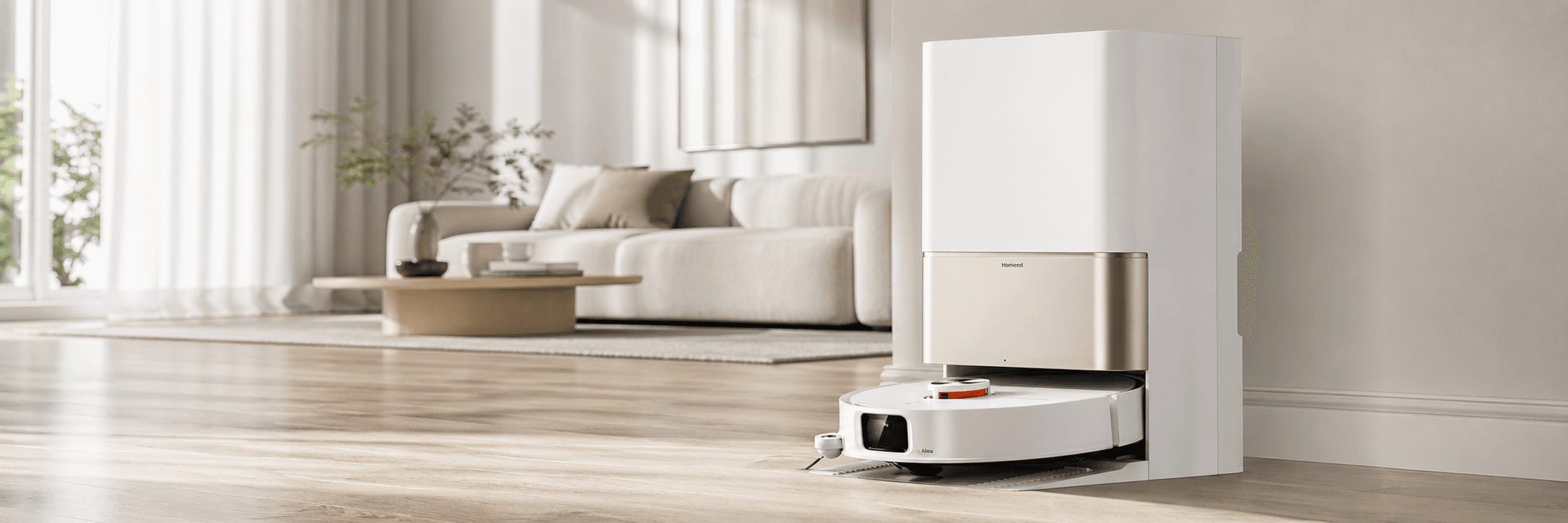 Homend Alex 50 Pro Temizliği Sizin Yerinize Üstlenen Robot Süpürge