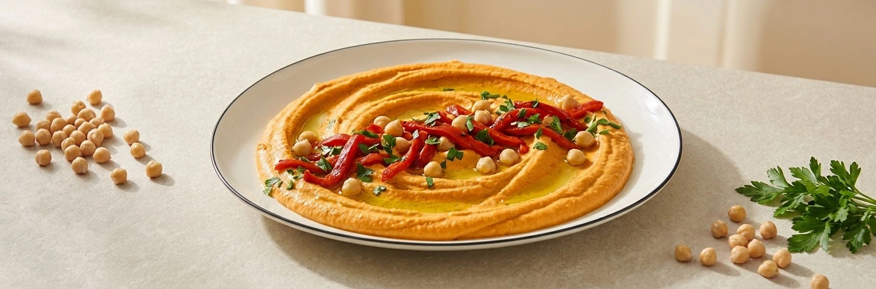 Köz Biberli Humus Tarifi, Kadife Kıvamlı ve Hafif İsli Bir Meze