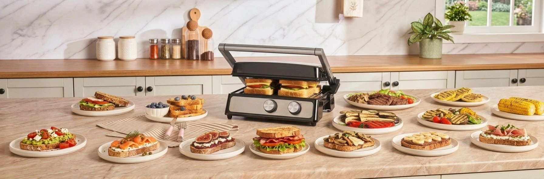 Tost Makinesinde Kahvaltıdan Gün İçindeki Öğünlere Farklı Tarifler