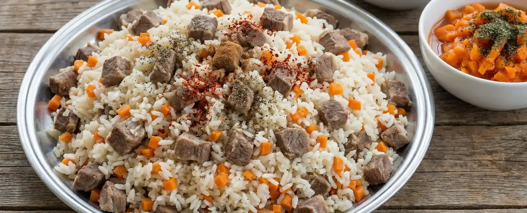 Bol Havuçlu, Etli ve Tarçın Aromalı Acem Pilavı Tarifi