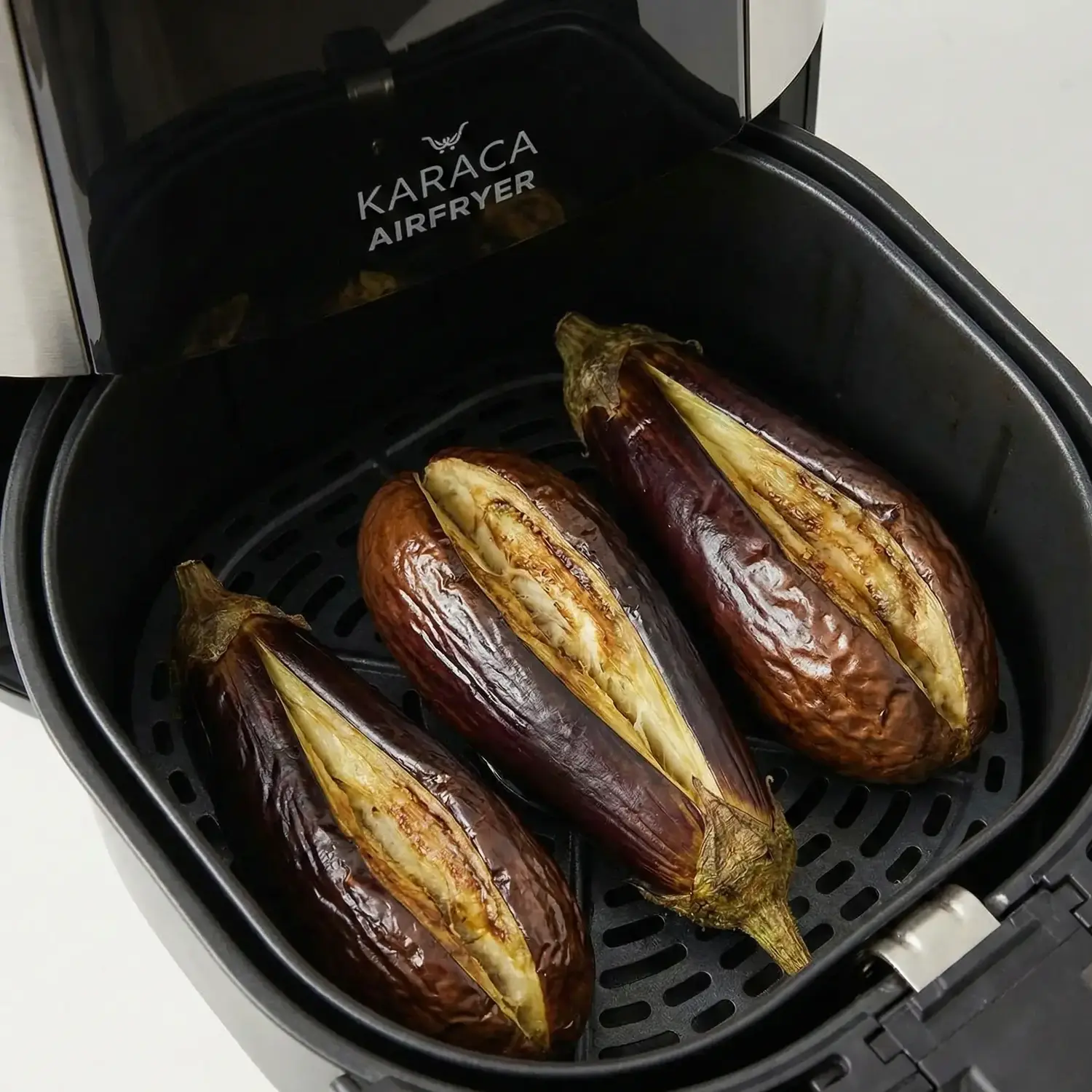 Airfryerda Patlıcan Közleme