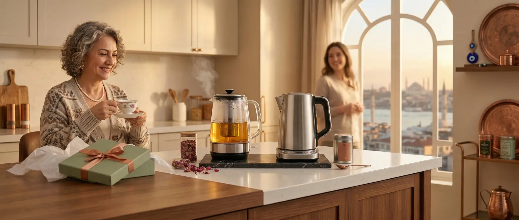 Annelere Güvenli Çay Makinesi: Cam mı, Çelik mi?