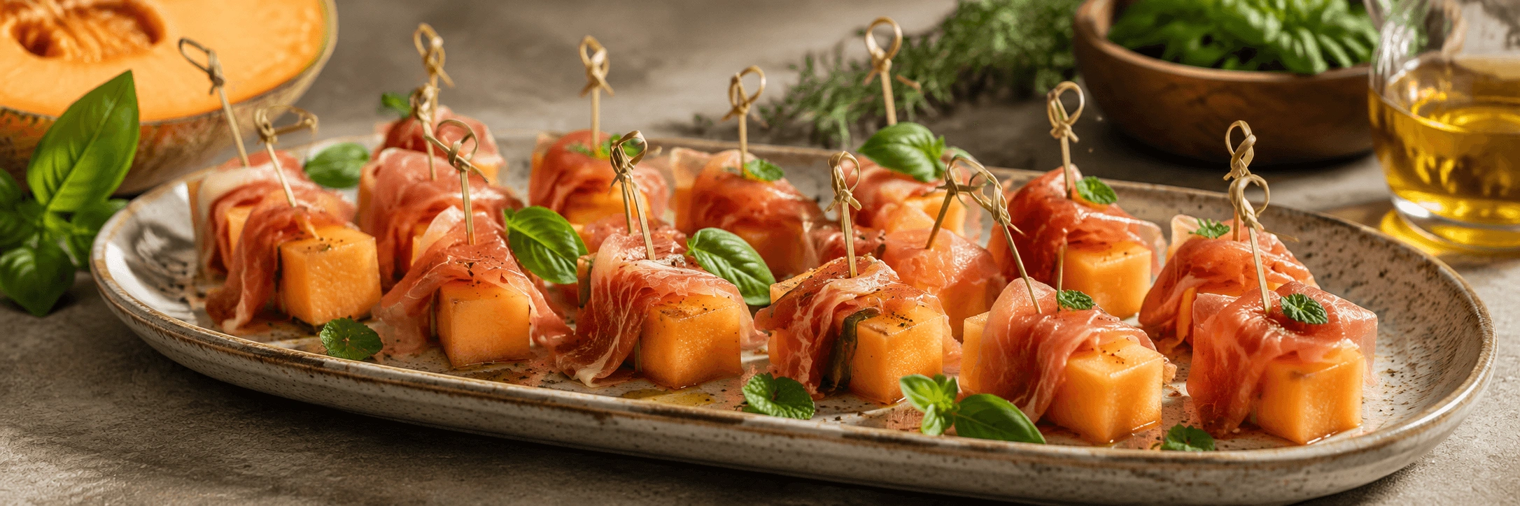 Kavunlu Prosciutto Şişleri Tarifi