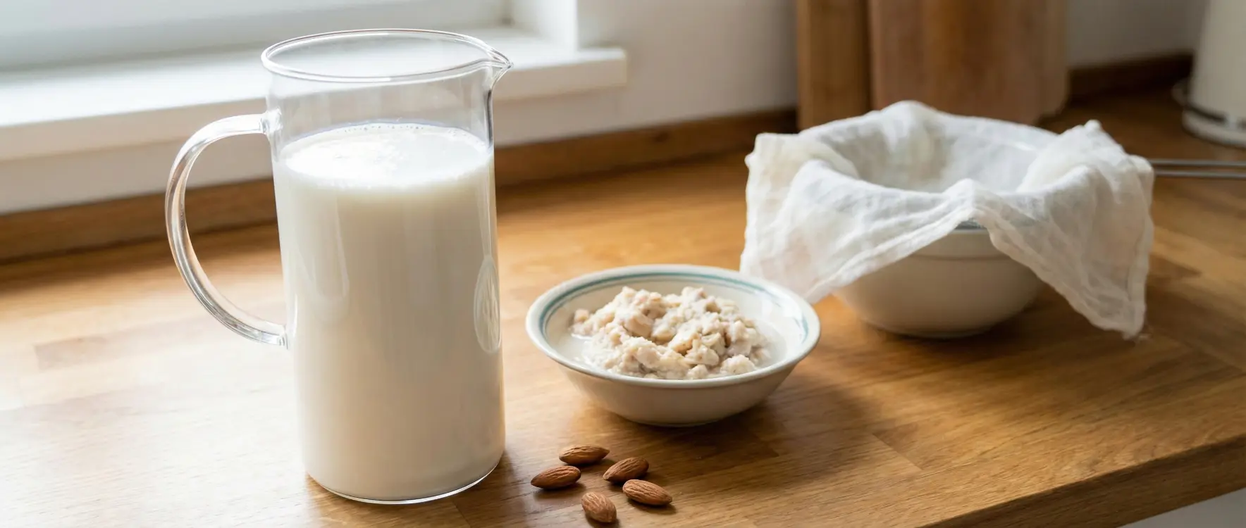 Evde Katkısız ve Doğal Badem Sütü Nasıl Yapılır?