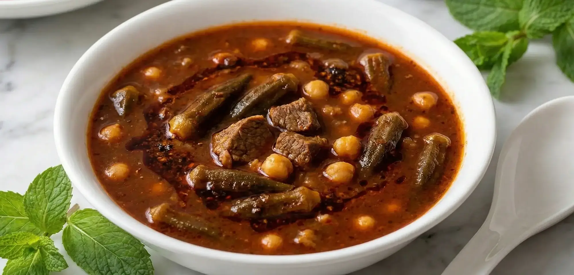 Konya Usulü Şifa Deposu Leziz Etli Bamya Çorbası Tarifi