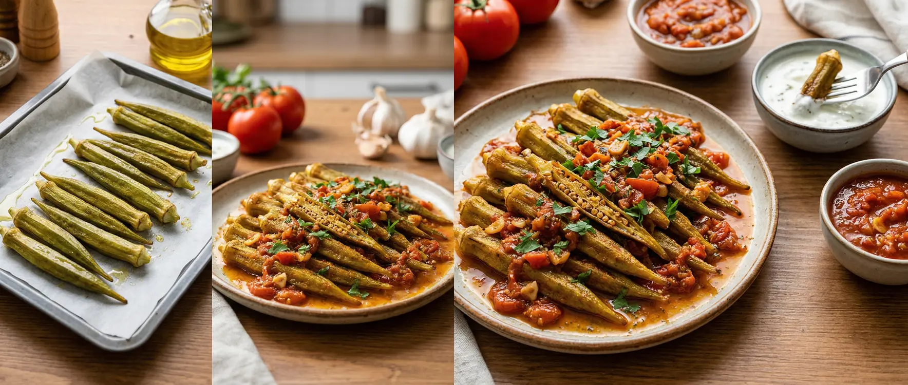 Fırında Çıtır Bamya Kızartması Tarifi