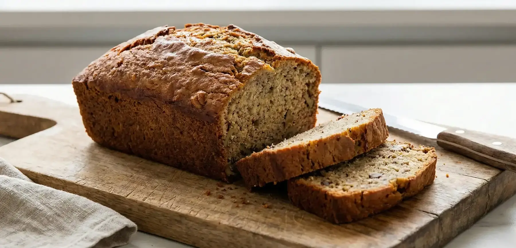 Sağlıklı ve Lezzetli Sünger Gibi Banana Bread Tarifi