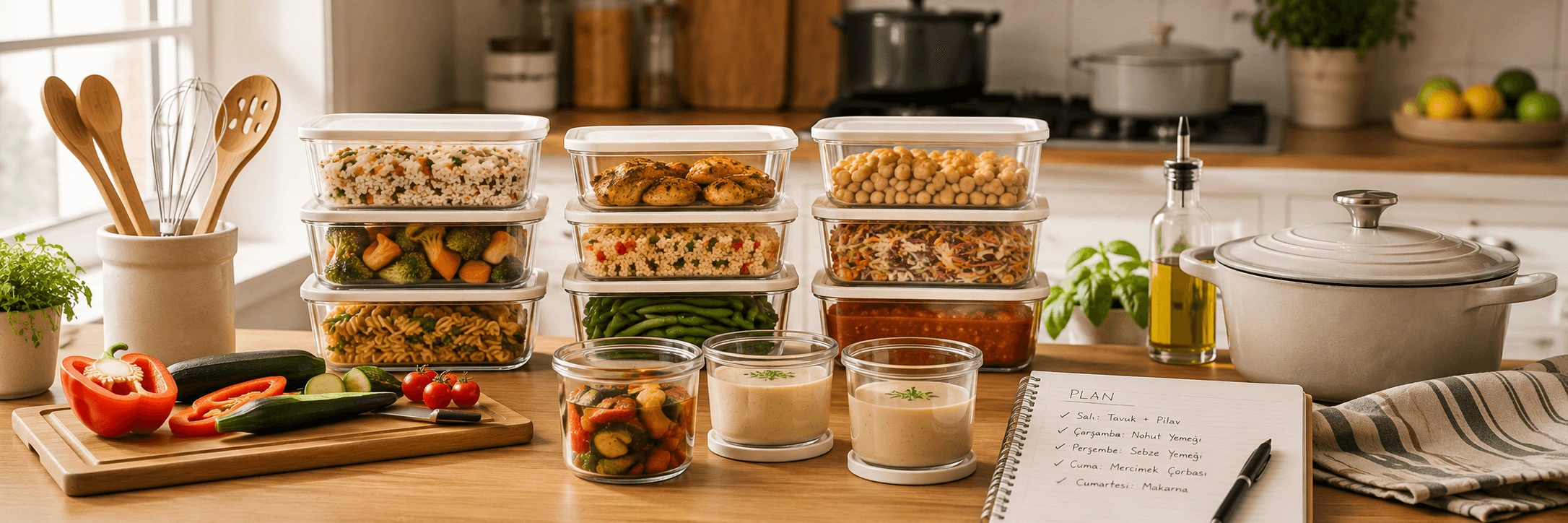 Batch Cooking Nedir? Haftalık Yemek Hazırlama Sistemi