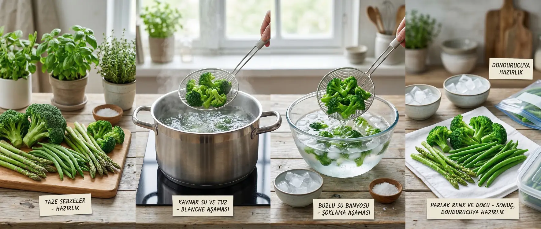 Blanche Etmek Ne Demek: Mutfakta Şoklama Tekniğinin Tüm Sırları