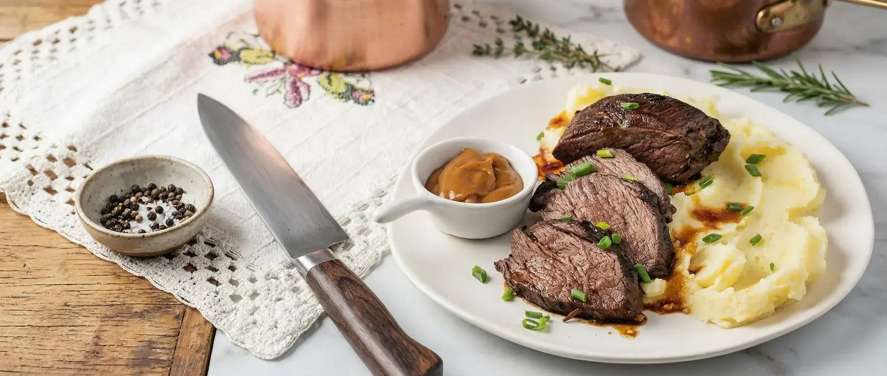 Lokum Kıvamında Domates Soslu Bonfile ve Biftek Tarifi