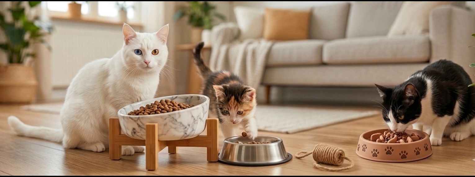 Kedi Beslenmesinde Doğru Kap Seçimi ve Düzenli Kullanım