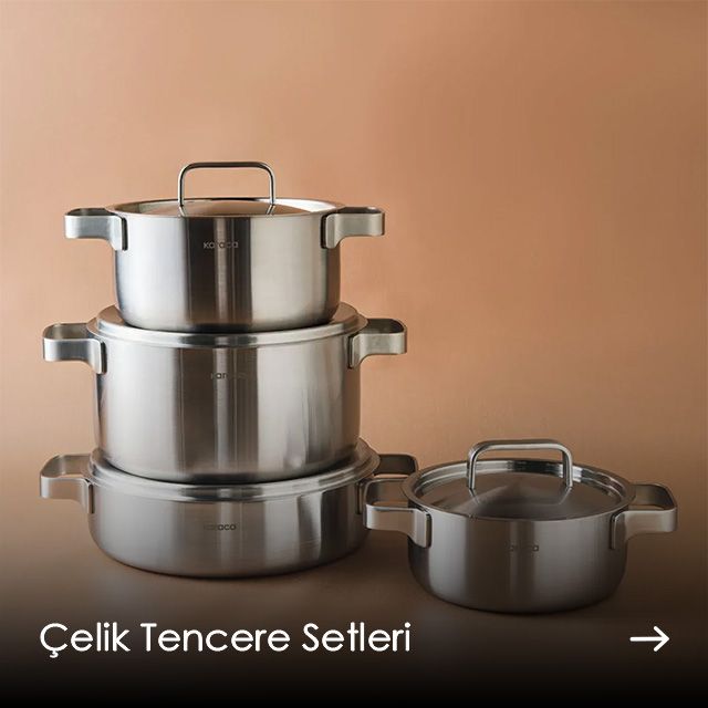 Çelik Tencere Setleri
