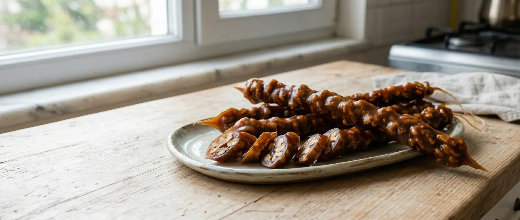 Ev Yapımı Katkısız Cevizli Sucuk Tarifi