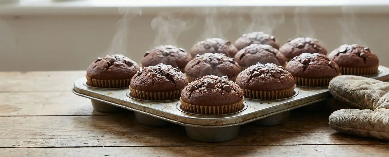 Puf Puf Kabaran Çikolatalı Cupcake (Kap Kek) Tarifi