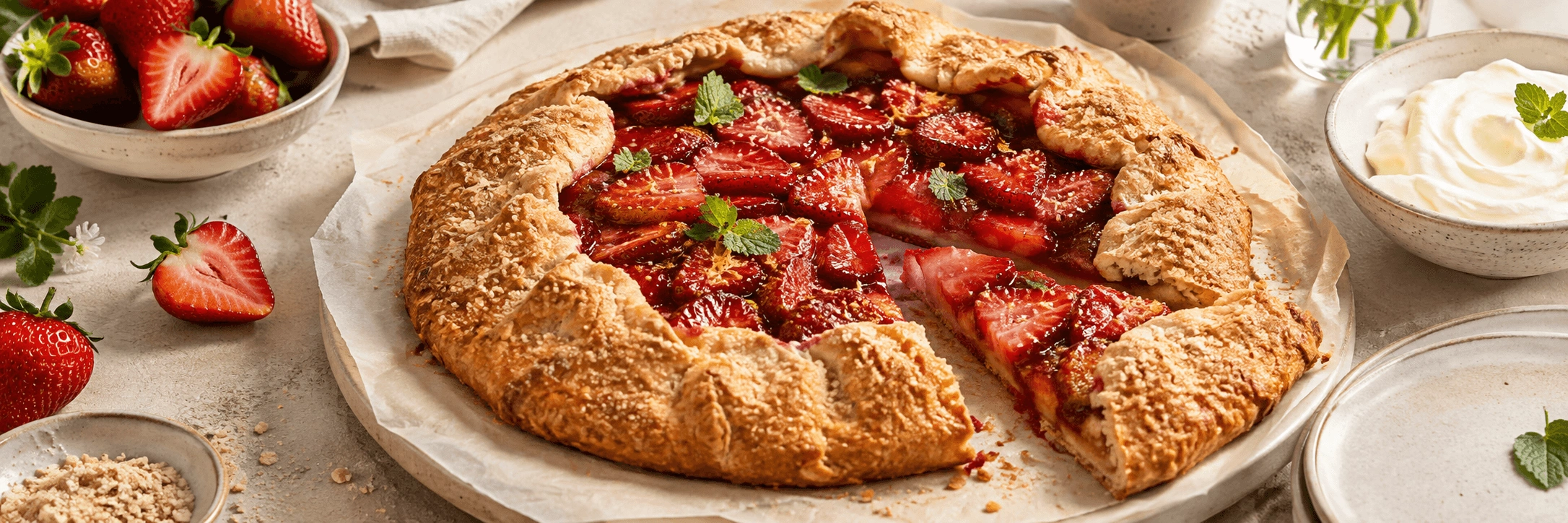 Çilekli Galette Tarifi