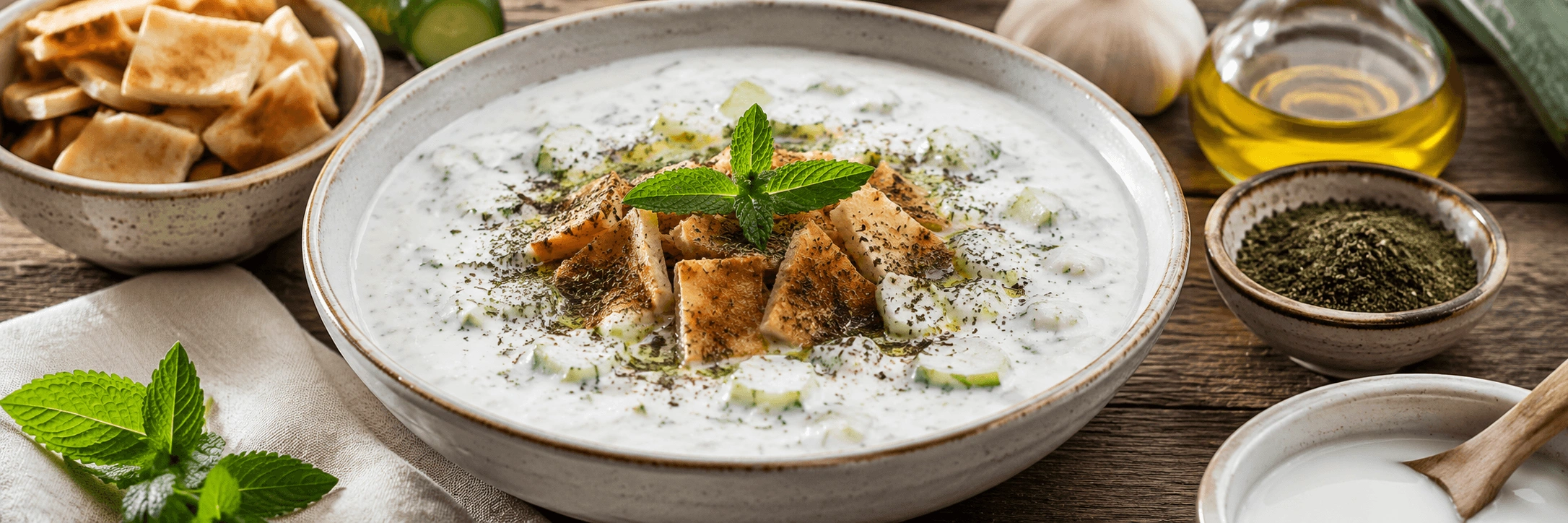 Lübnan Ayran Aşı Soğuk Çorba Tarifi