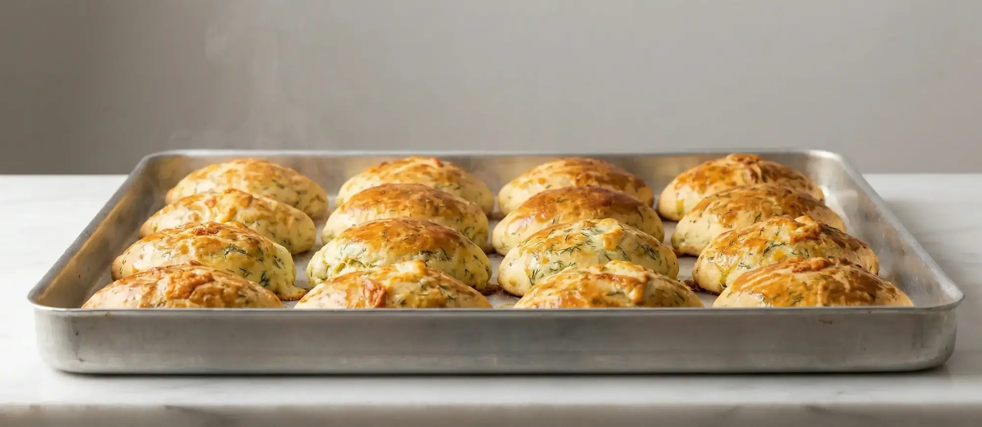 Pastanelerde Satılanlar Gibi Dereotlu Peynirli Poğaça Tarifi