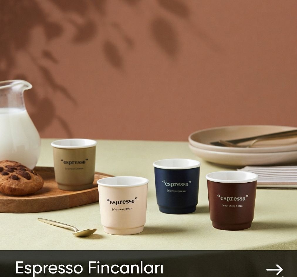 Espresso fincanları