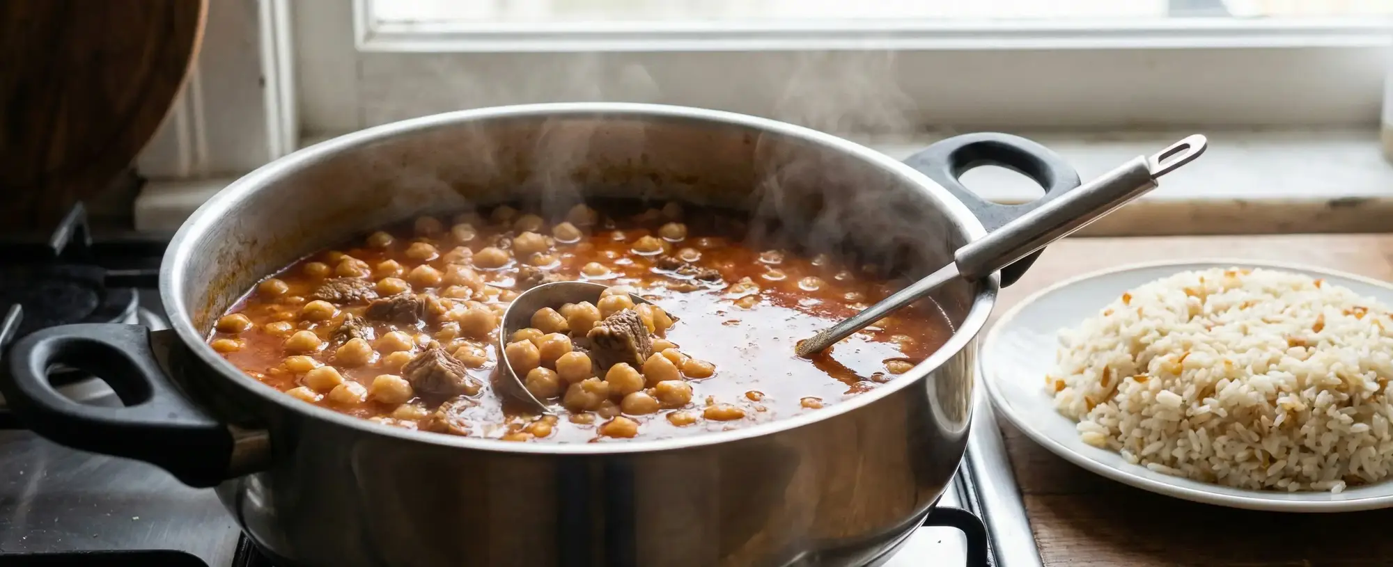 Suyuna Ekmek Banılacak Geleneksel Etli Nohut Yemeği Tarifi