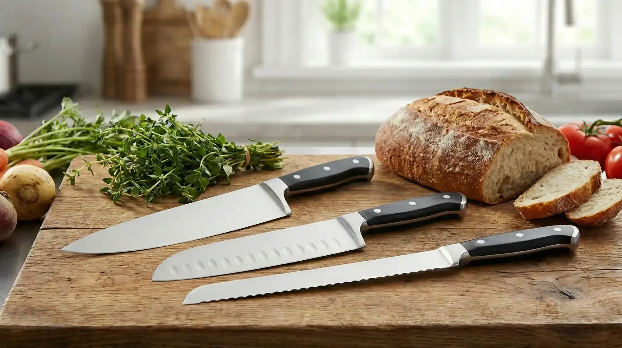 Hangi Bıçak Ne İçin Kullanılır? Şef, Santoku ve Ekmek Bıçağı Arasındaki Farklar
