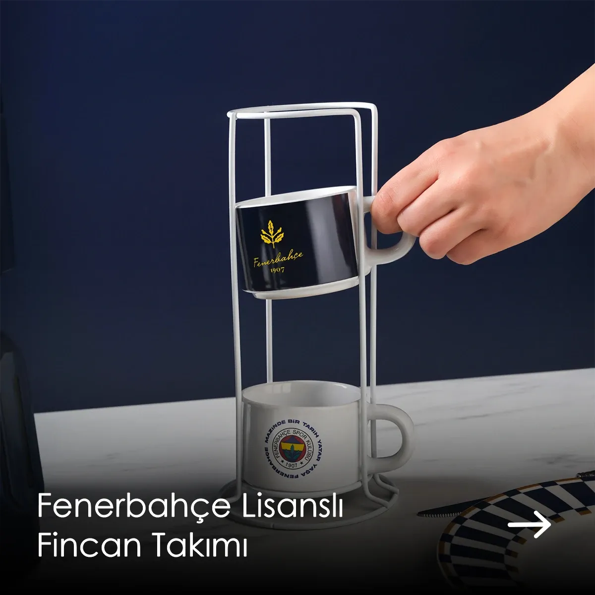 Fenerbahçe Lisanslı Fincan Takımı