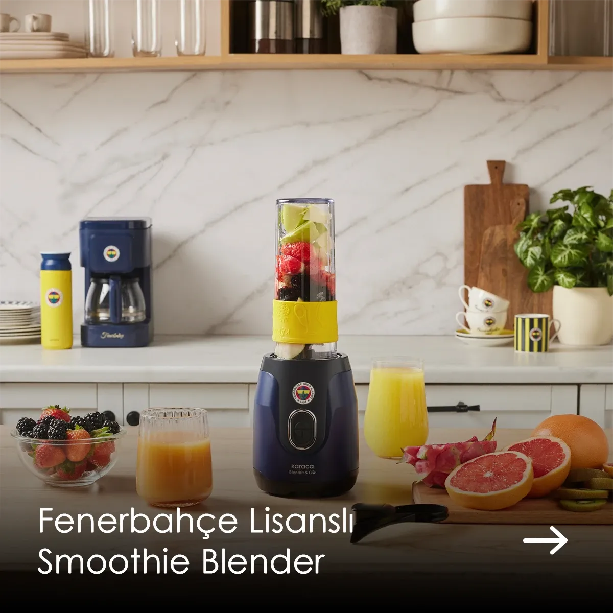Fenerbahçe Lisanslı Smoothie Blender
