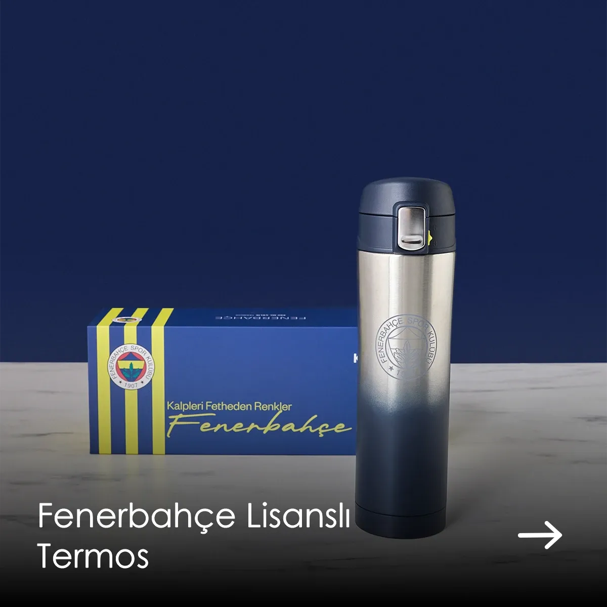 Fenerbahçe Lisanslı Çelik Termos