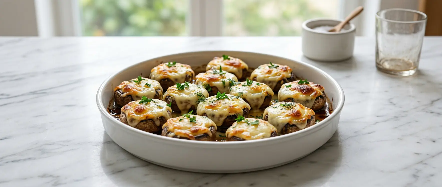 Pratik Fırında Kaşarlı Mantar Tarifi