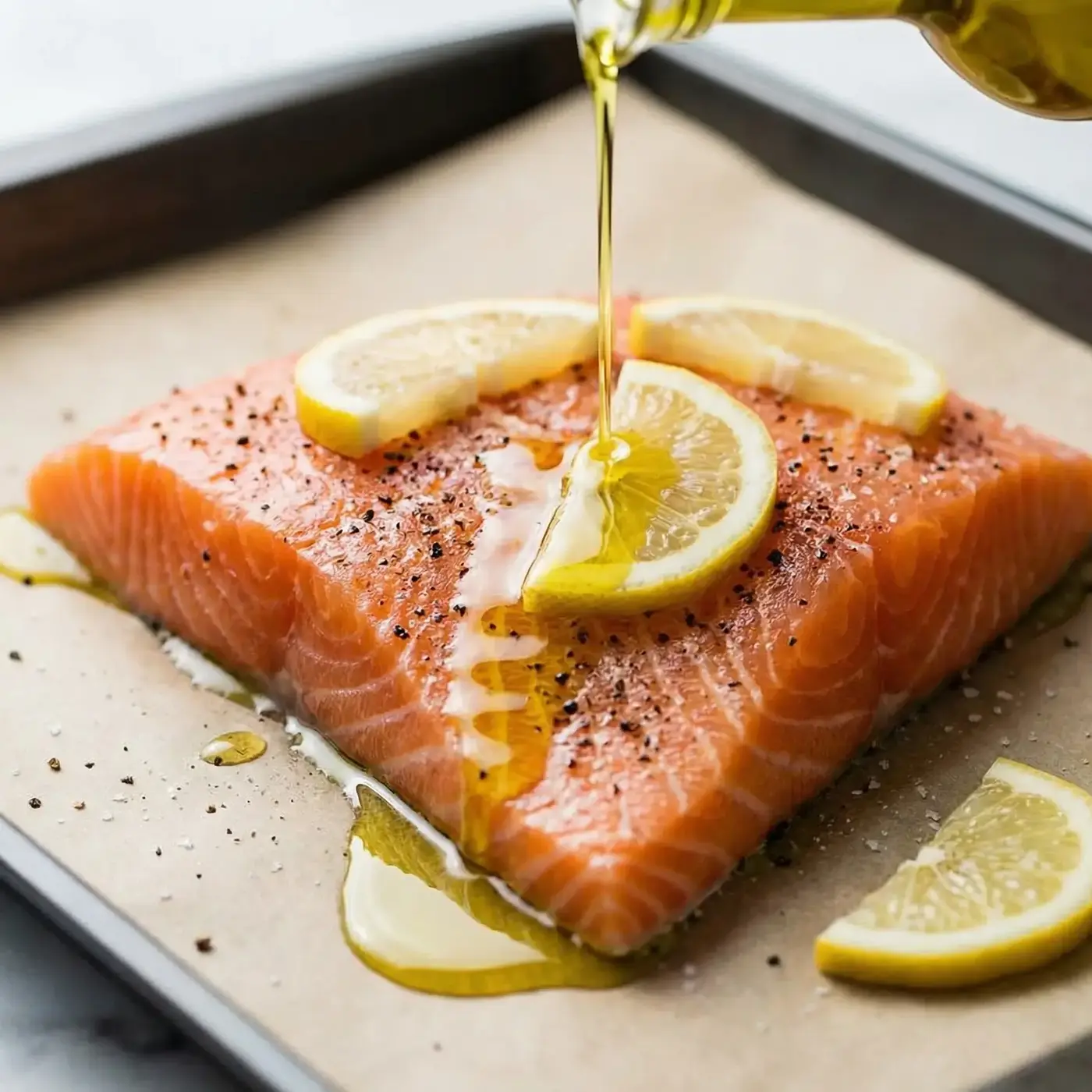 Fırında Somon Tarifi