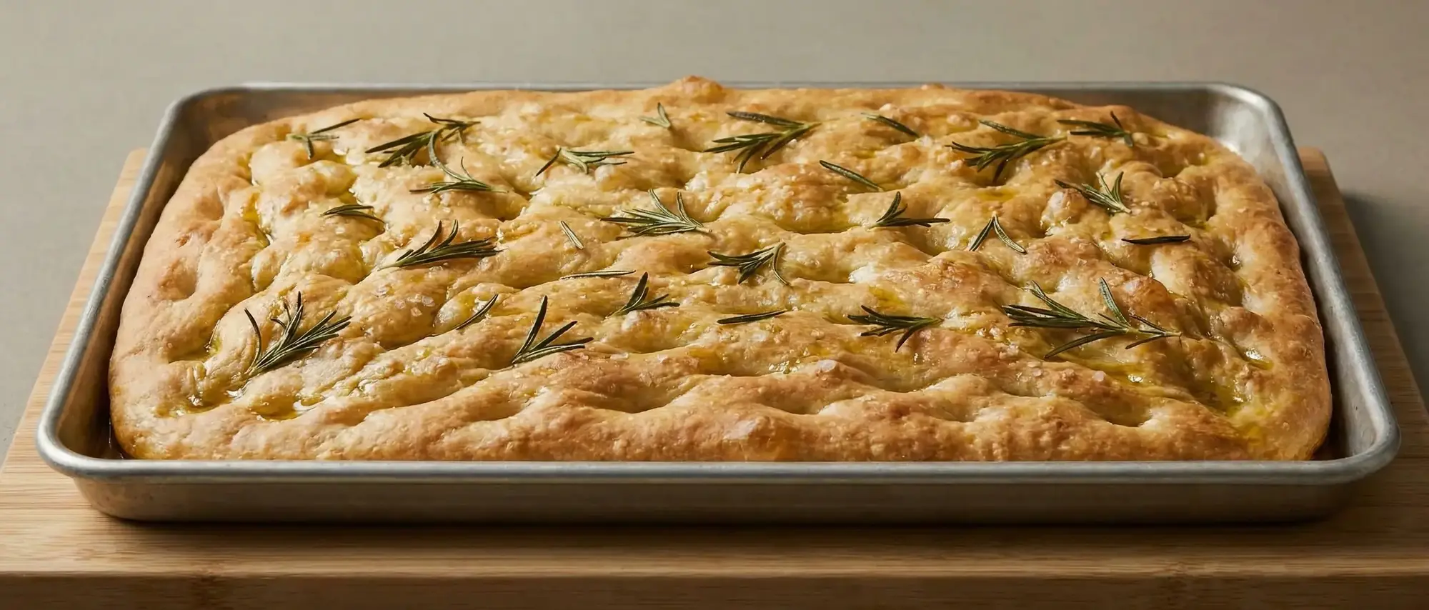 İtalyan Usulü Zeytinli ve Domatesli Focaccia Ekmeği Tarifi