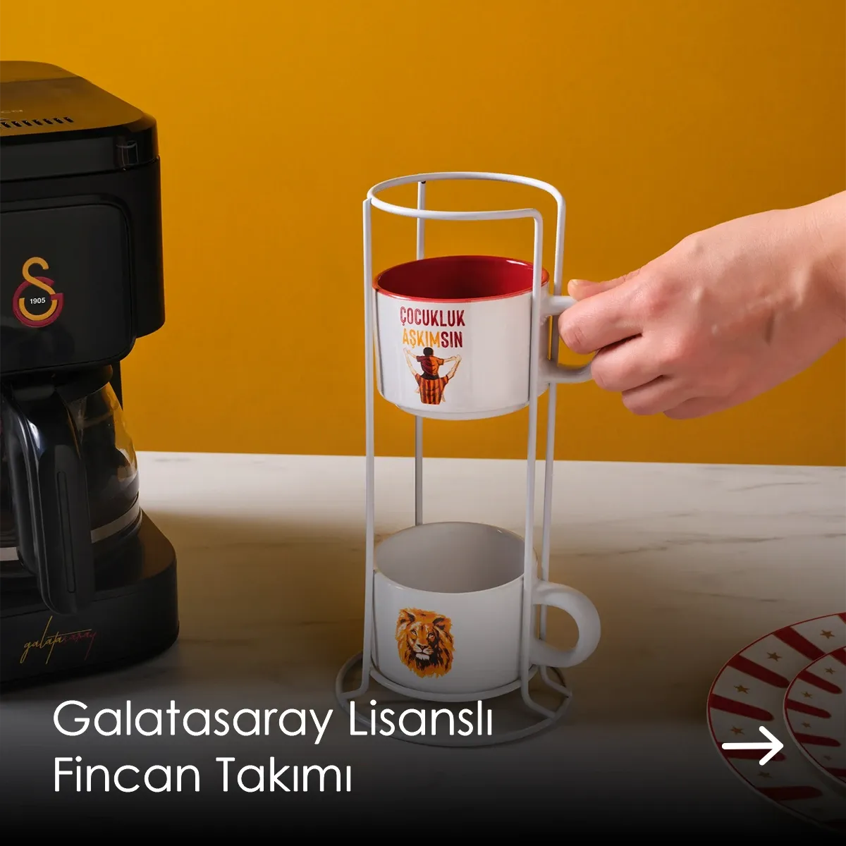 Galatasaray Lisanslı Fincan Takımı