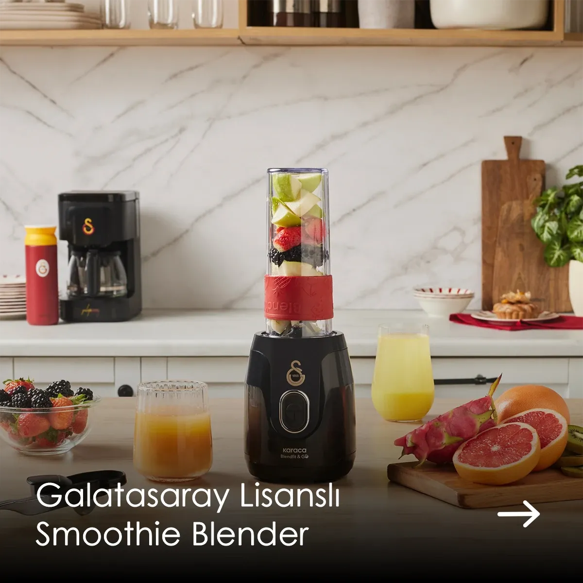 Galatasaray Lisanslı Smoothie Blender