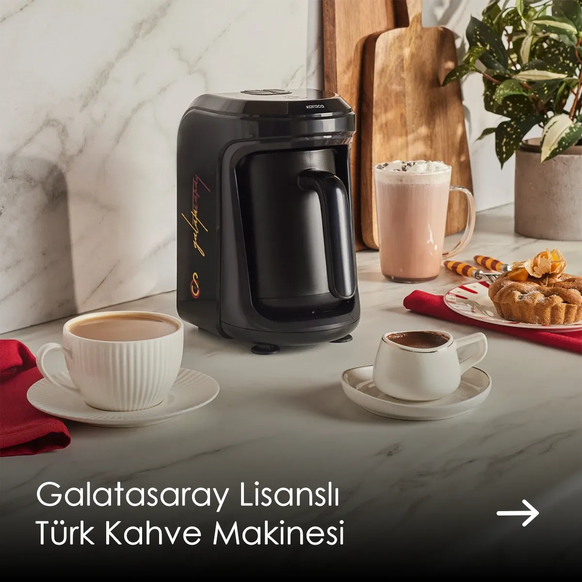 Galatasaray Lisanslı Türk Kahve Makinesi