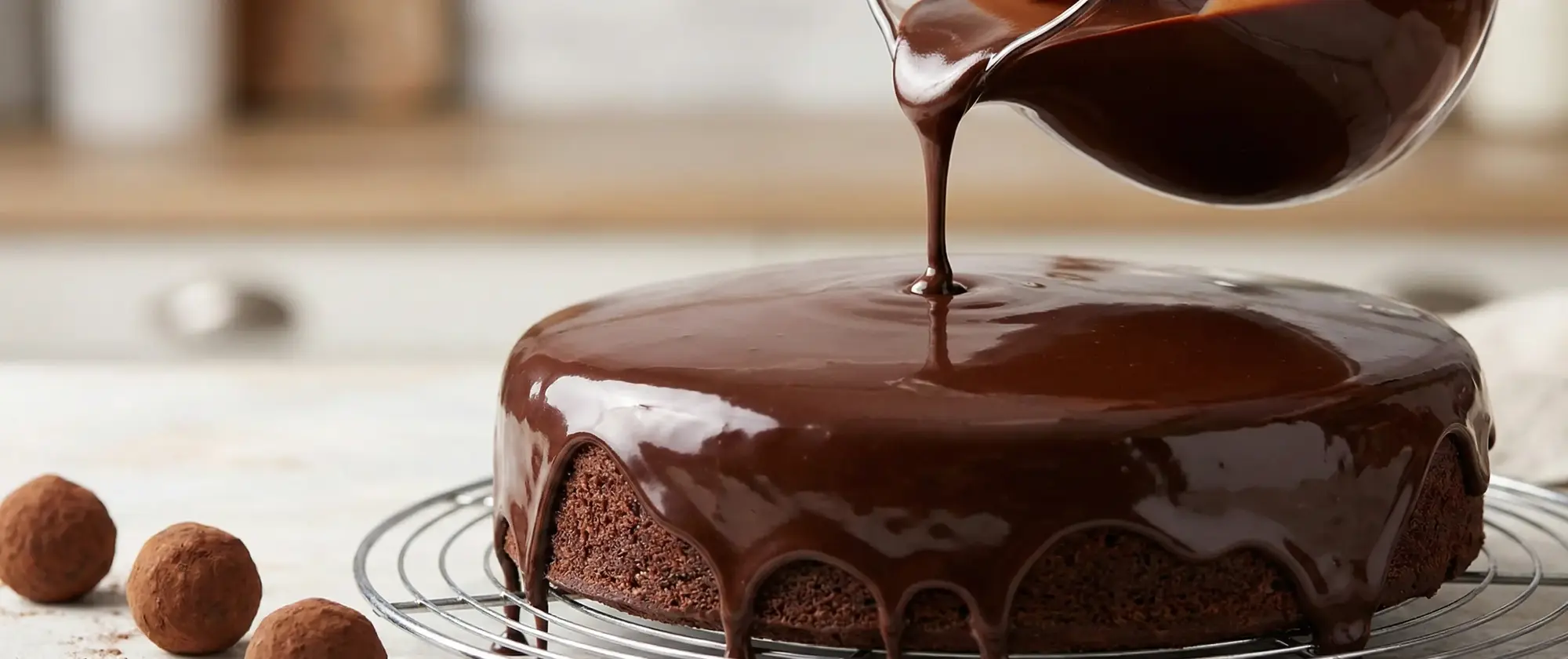 İpeksi ve Parlak Gerçek Pastane Usulü Ganaj Tarifi