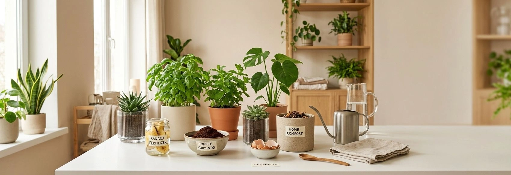 Ev Bitkilerini Beslemek İçin Doğal Gübre Alternatifleri