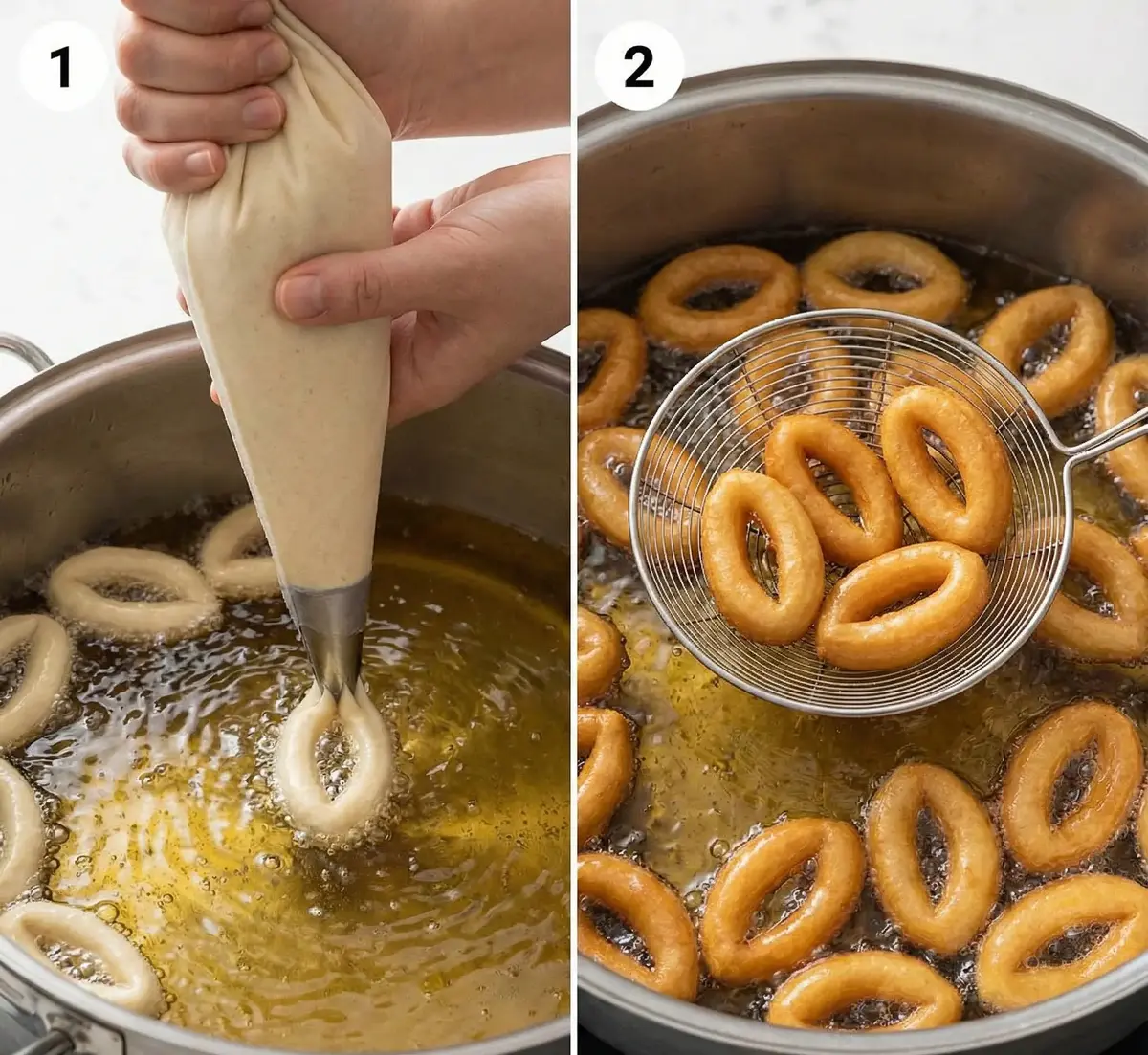 Halka Tatlısı Yapımı