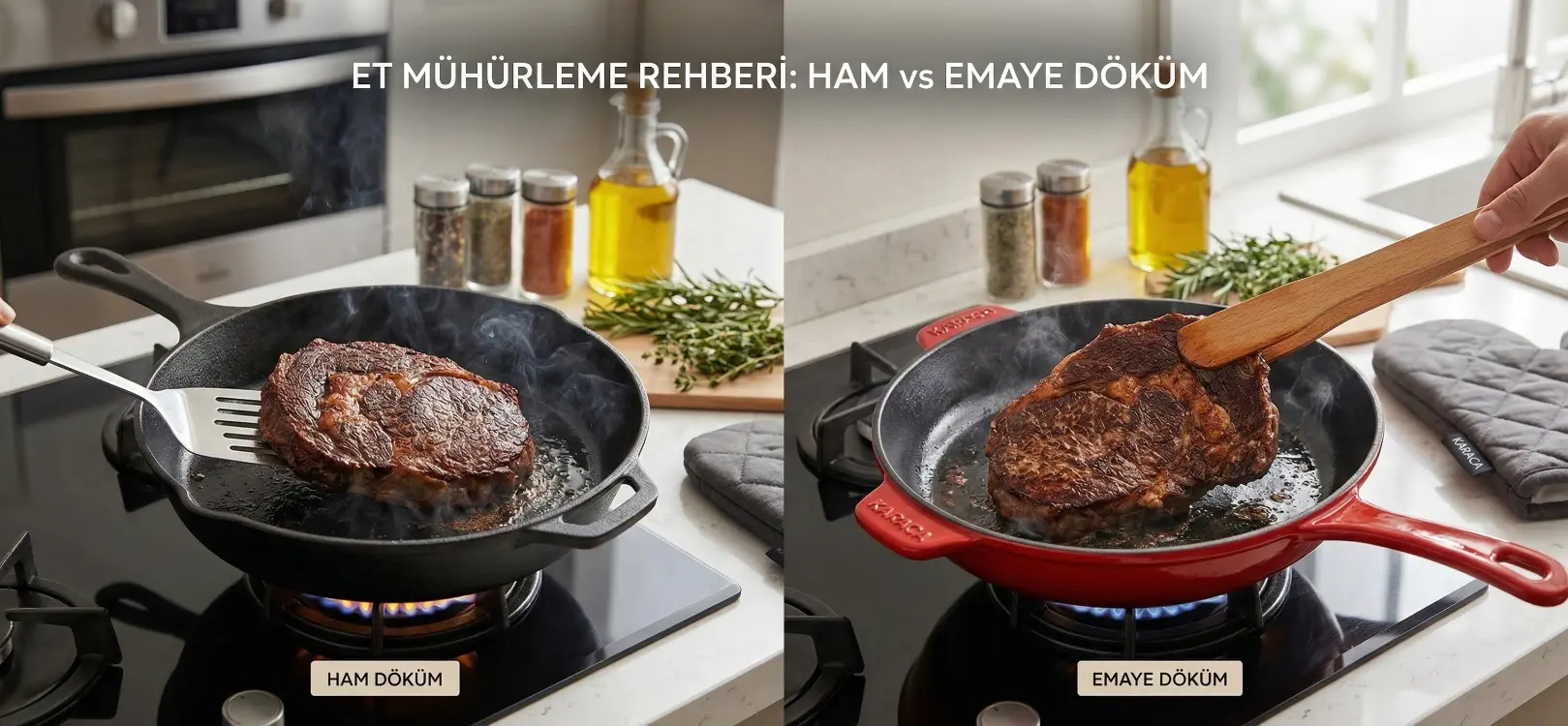 Emaye Kaplı Döküm Tencere ile Ham Döküm Arasındaki Fark Nedir?