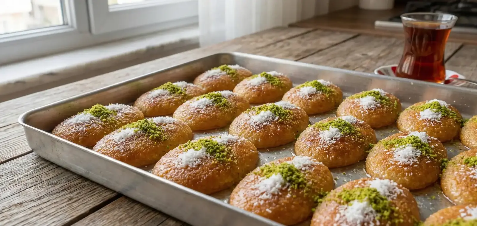 Şerbeti Kaynatılmayan Pratik Nefis Hira Tatlısı Tarifi