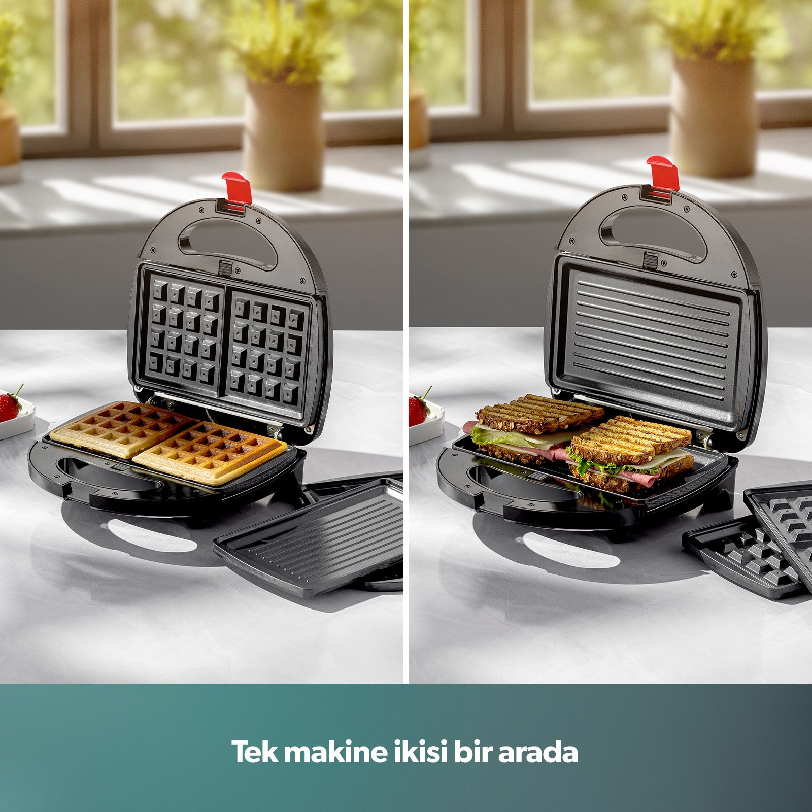 homend-1325h-tost-waffle-makinesi