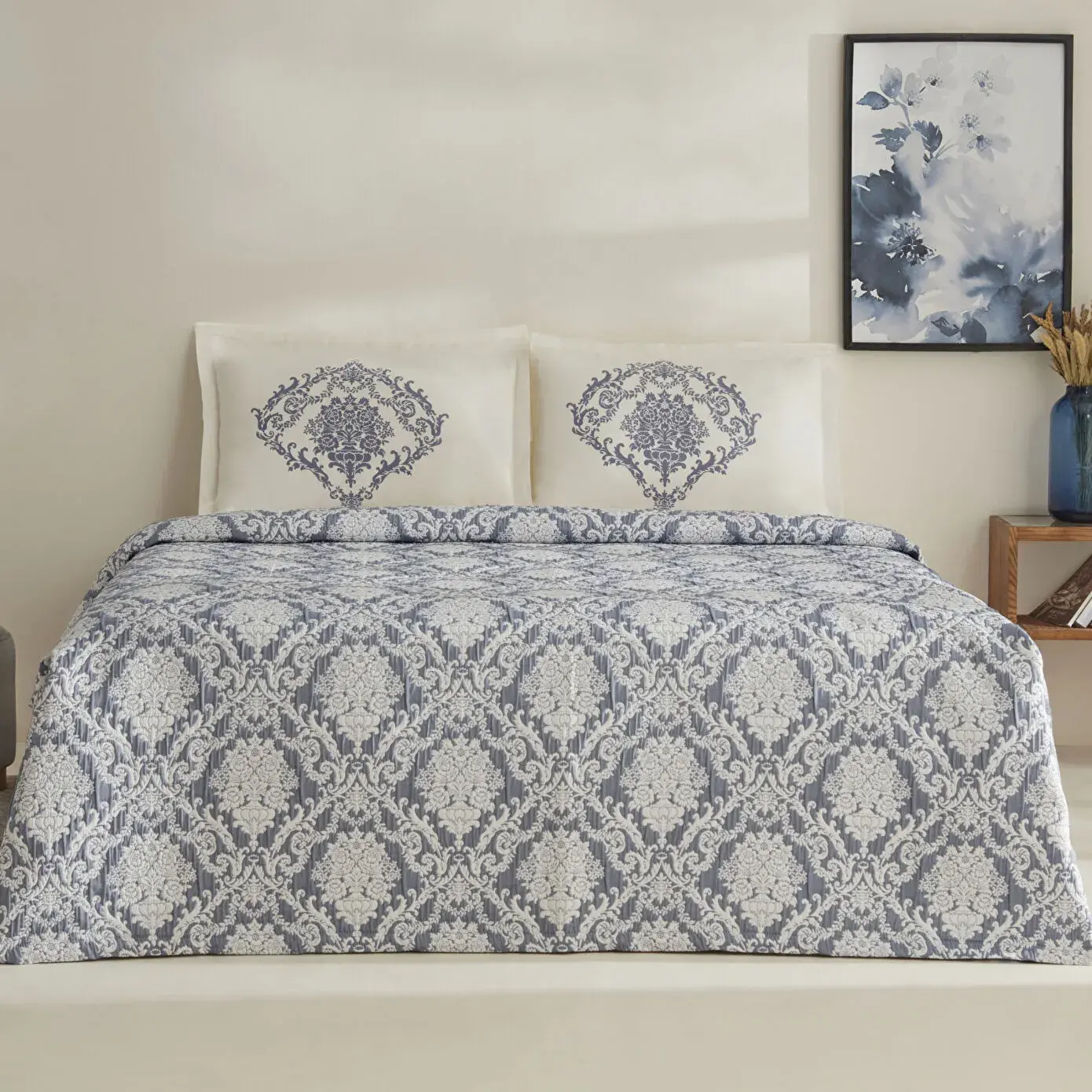 İndigo Rengi Yatak Odası Takımı